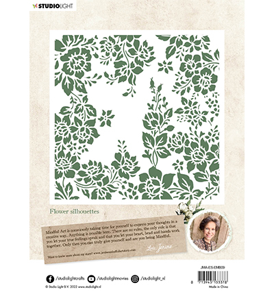 JMA-ES-EMB09 - Jenine's - Flower silhouettes Essentials nr.09 - Divers - Detail 1