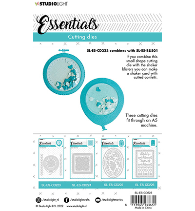 SL-ES-CD223 - StudioLight - Circle shaker frame Essentials nr.223 - Shaker frame - Detail 1