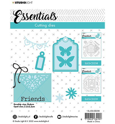 SL-ES-CD238 - StudioLight - Envelope Friends Essentials nr.238 - Enveloppe, boîte - Detail 1