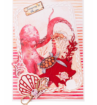 SL-TO-CD229 - StudioLight - Shell frame Take me to the Ocean nr.229 - Mer / plage - Detail 2