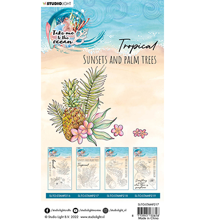 SL-TO-STAMP217 - StudioLight - Tropical summer Take me to the Ocean nr.217 - La mer / plage - Detail 1