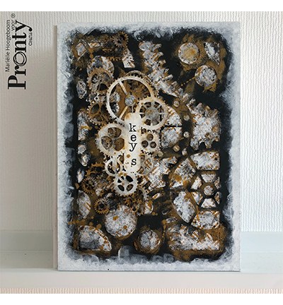 460.423.835.V - Pronty - MDF Steampunk Boite à clés - Rangements - Detail 3