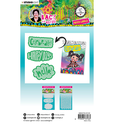 ABM-BTN-CD143 - Art by Marlene - Mixed Labels Back To Nature nr.143 - Cadres, Etiquettes, Billets - Detail 1