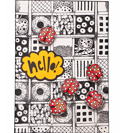 ABM-BTN-STAMP153 - Art by Marlene - Bug Hotel Back To Nature nr.153 - Jardin - Detail 2