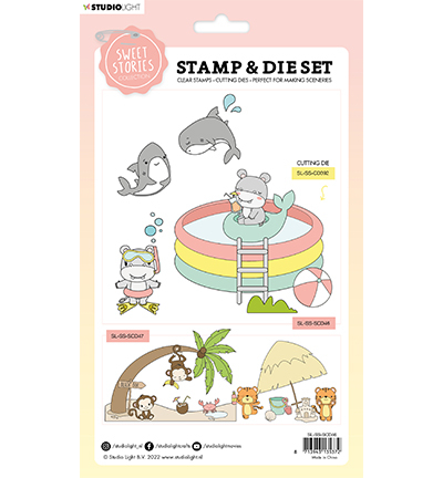 SL-SS-SCD46 - StudioLight - Swimming fun Sweet Stories nr.46 - Animaux - Detail 1