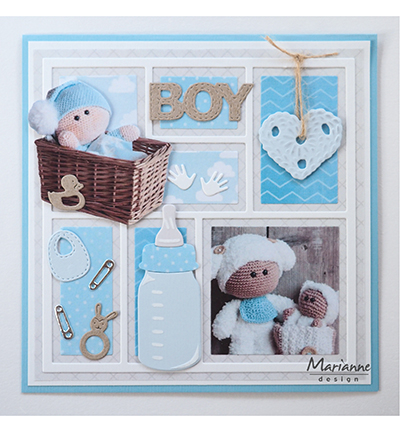VK9574 - Marianne Design - Ilse's Funny's - Baby - Général - Detail 2