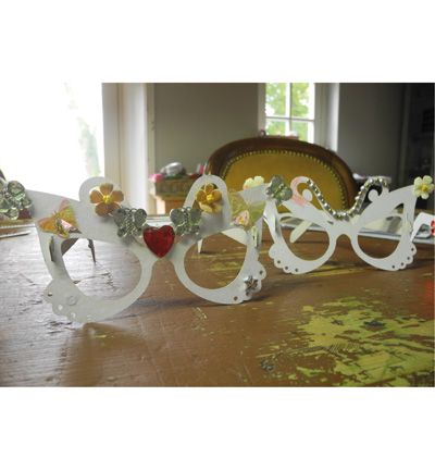 493.002.004 - Pronty - Butterfly glasses - Grey Chipboard - Detail 6