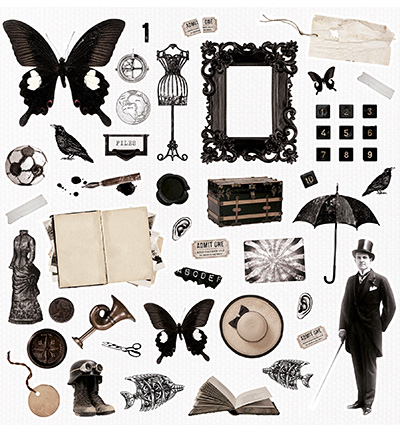 SL-VT-PS07 - StudioLight - Background paper Vintage Treasures nr.07 - Paper Set - Detail 11