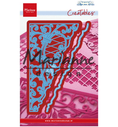 LR0584 - Marianne Design - Anja's swirl corner - Bords, coins - Detail 1