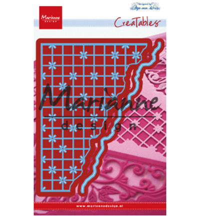 LR0585 - Marianne Design - Anja's grid corner - Bords, coins - Detail 7