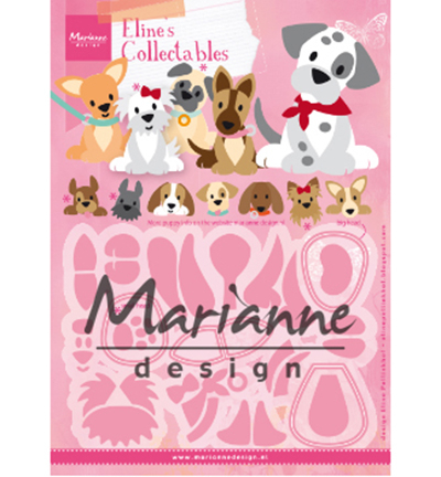 COL1464 - Marianne Design - Eline's puppy - Collectables - Detail 1 COL1464 - Marianne Design - Eline's puppy - Collectables - Detail 1