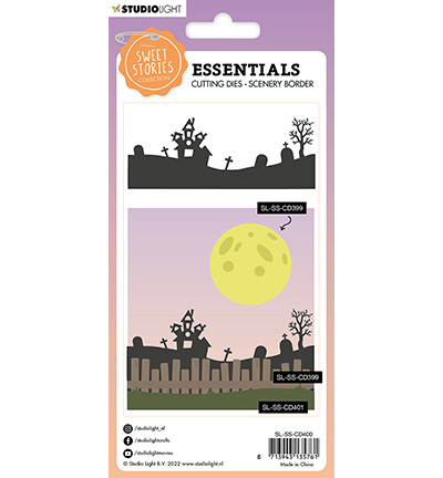 SL-SS-CD400 - StudioLight - Border graveyard Sweet Stories Essentials nr.400 - Jardin - Detail 1