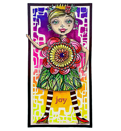 ABM-MUC-STAMP284 - Art by Marlene - Blooming' Good Mixed-Up Collection nr.284 - Fleurs - Detail 3