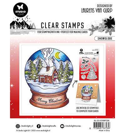BL-ES-STAMP296 - StudioLight - Snowglobe Essentials nr.296 - Tampons By Laurens - Detail 1 BL-ES-STAMP296 - StudioLight - Snowglobe Essentials nr.296 - Tampons By Laurens - Detail 1