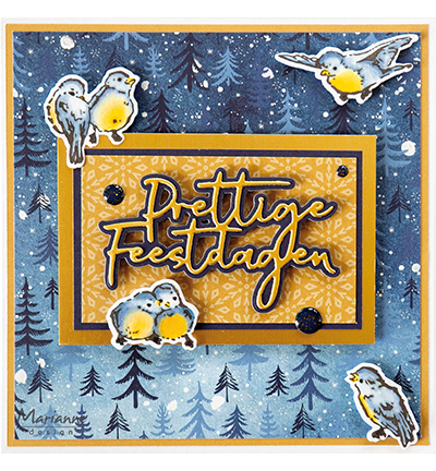 PB7065 - Marianne Design - Jolly Christmas - Pretty Papers Blocks - Detail 4