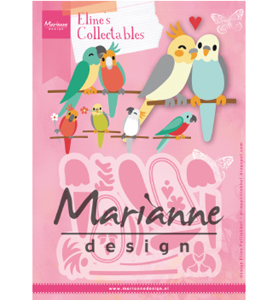 COL1465 - Marianne Design - Eline's birds - Animaux - Detail 2