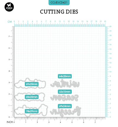 CCL-ES-CD421 - CraftLab - Winter Essentials Wordz nr.421 - Textes - Detail 1