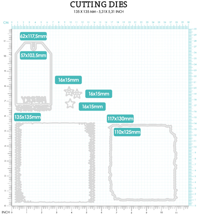 SL-GR-CD434 - StudioLight - Card shape Grunge Collection nr.434 - Cardshape - Detail 1