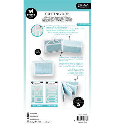 SL-ES-CD454 - StudioLight - Pocket creative folder Essentials nr.454 - Shapes - Detail 8