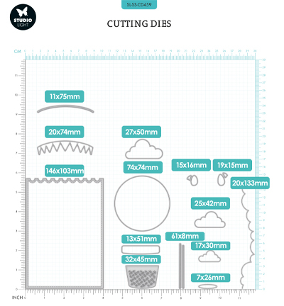 SL-SS-CD459 - StudioLight - Hot air balloon Sweet Stories nr.459 - Montgolfière - Detail 2