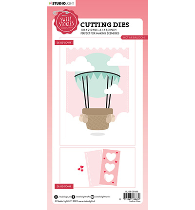 SL-SS-CD459 - StudioLight - Hot air balloon Sweet Stories nr.459 - Montgolfière - Detail 3