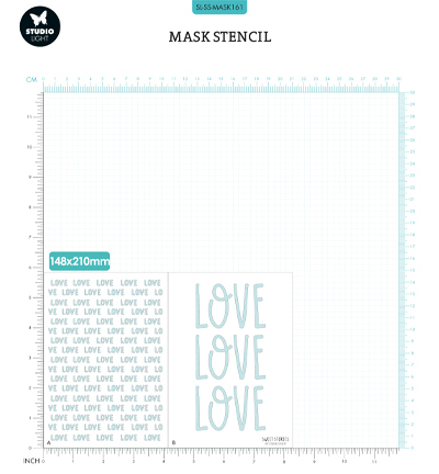 SL-SS-MASK161 - StudioLight - Love Sweet Stories nr.161 - Amour - Detail 2