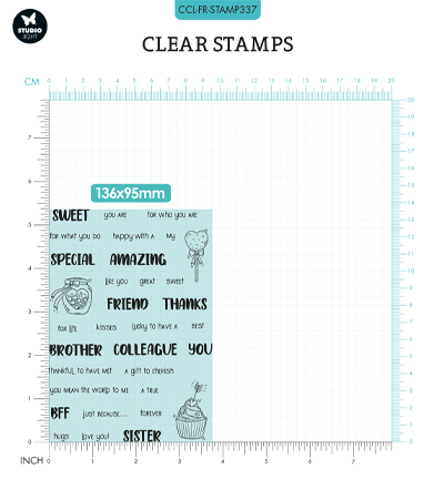 CCL-FR-STAMP337 - CraftLab - Special friend ENG Friendz nr.337 - Tampons CraftLab - Detail 1 CCL-FR-STAMP337 - CraftLab - Special friend ENG Friendz nr.337 - Tampons CraftLab - Detail 1