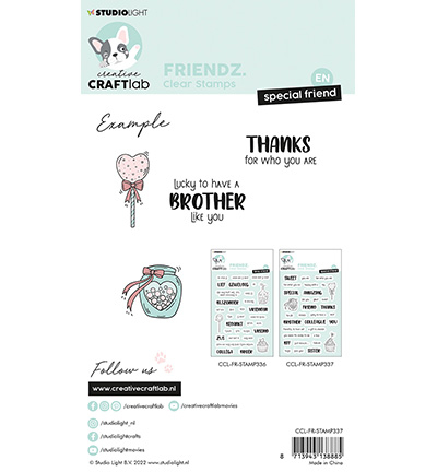CCL-FR-STAMP337 - CraftLab - Special friend ENG Friendz nr.337 - Tampons CraftLab - Detail 2 CCL-FR-STAMP337 - CraftLab - Special friend ENG Friendz nr.337 - Tampons CraftLab - Detail 2