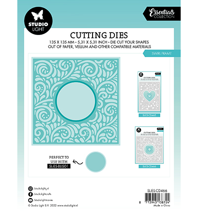 SL-ES-CD466 - StudioLight - Swirl Frame Essentials nr.466 - Cadre / border - Detail 2