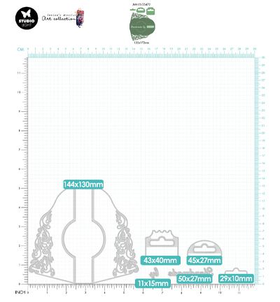 JMA-ES-CD472 - Jenine's - Card display Essentials nr.472 - Card display - Detail 3
