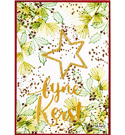 CR1631 - Marianne Design - Heart & Star - Noël, hiver - Detail 2