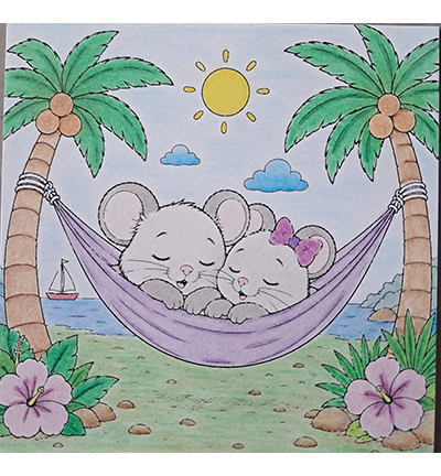 JBC-KK-2601001 - Joep By Carla - Milo op Vakantie - 12 kleurplaten - Coloriage de Milo - Detail 6