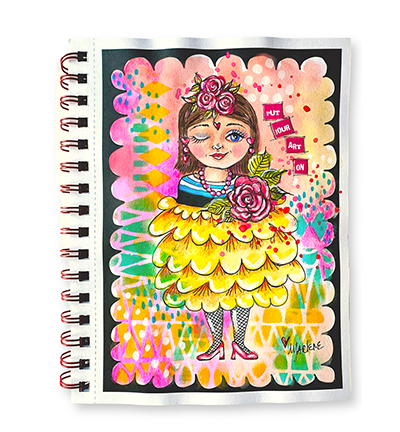 ABM-25-CB01 - Art by Marlene - Coloring Book Colorful magic Art By Marlene nr. 01 - Coloring pages - Detail 3 ABM-25-CB01 - Art by Marlene - Coloring Book Colorful magic Art By Marlene nr. 01 - Coloring pages - Detail 3