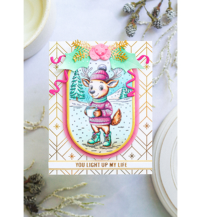 SL-ES-STAMP895 - StudioLight - Cozy deer Essentials nr. 895 - Noël, hiver - Detail 2 SL-ES-STAMP895 - StudioLight - Cozy deer Essentials nr. 895 - Noël, hiver - Detail 2