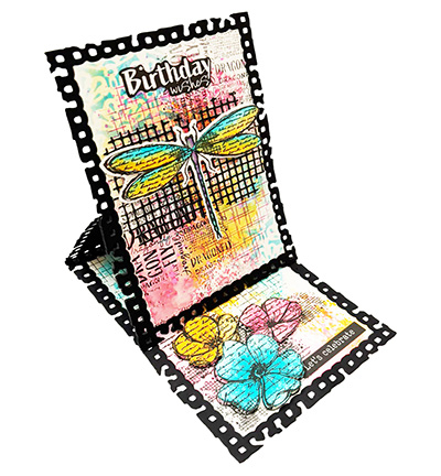 HE-DD-STAMP909 - Hazel Eaton - Grunge word cloud Dragonfly Dreams nr. 909 - Textes - Detail 6