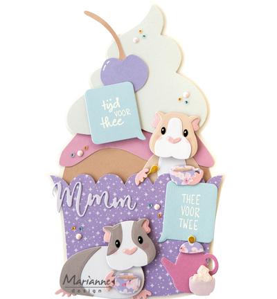 COL1589 - Marianne Design - Collectables – Cochon d'Inde d'Eline - Collectables - Detail 8