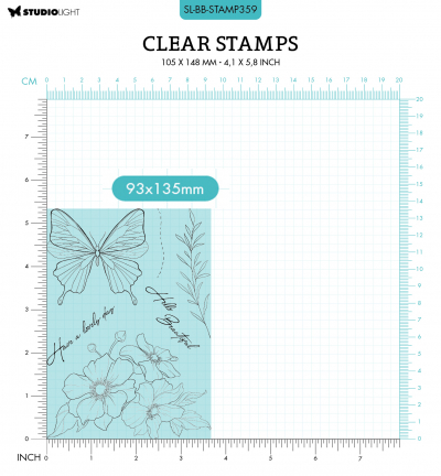 SL-BB-STAMP359 - StudioLight - Anemone butterfly Blooming Butterfly nr.359 - Tampons Studio Light - Detail 2 SL-BB-STAMP359 - StudioLight - Anemone butterfly Blooming Butterfly nr.359 - Tampons Studio Light - Detail 2