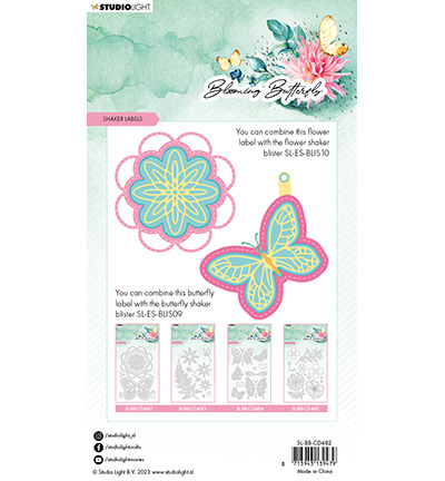 SL-BB-CD482 - StudioLight - Shaker Labels Blooming Butterfly nr.482 - Matrices Studio Light - Detail 2 SL-BB-CD482 - StudioLight - Shaker Labels Blooming Butterfly nr.482 - Matrices Studio Light - Detail 2