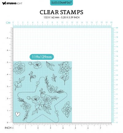 SL-ES-STAMP367 - StudioLight - Big Star Essentials nr.367 - Fleurs - Detail 2