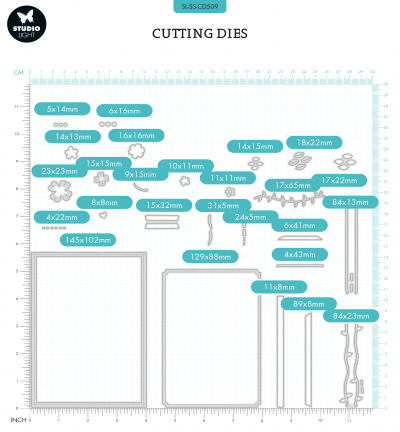 SL-SS-CD509 - StudioLight - Flowery swing Sweet Stories nr.509 - Fleurs - Detail 3