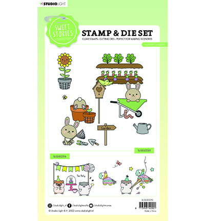 SL-SS-SCD55 - StudioLight - Bunny garden Sweet Stories nr.55 - Jardin - Detail 4