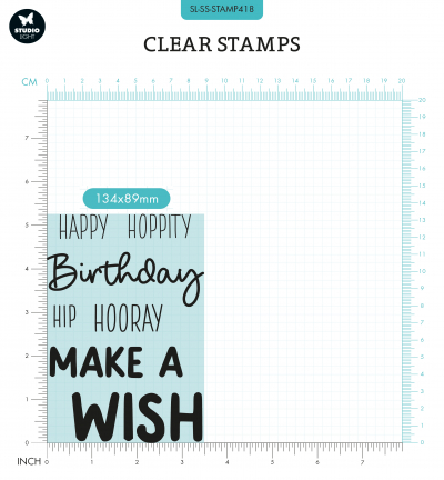 SL-SS-STAMP418 - StudioLight - Quotes large Make s wish Sweet Stories nr.418 - Textes - Detail 5