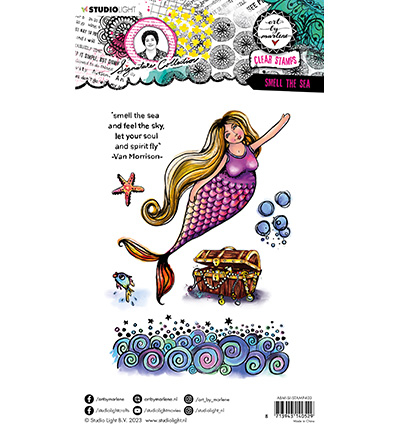 ABM-SI-STAMP403 - Art by Marlene - Smell the sea Signature Collection nr.403 - La mer / plage - Detail 3