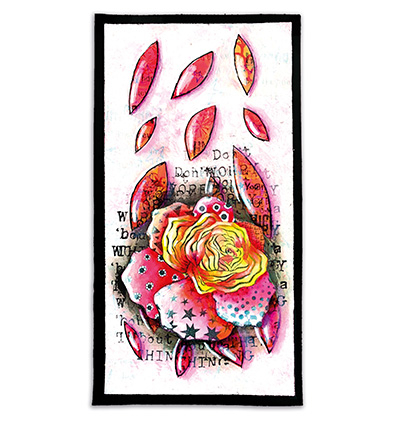 ABM-SI-MASK186 - Art by Marlene - Calming trio Signature Collection nr.186 - Cadre / border - Detail 3