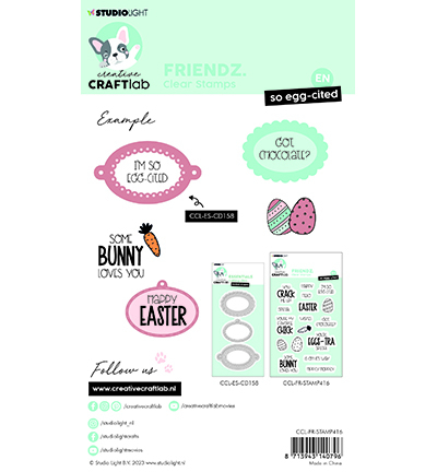 CCL-FR-STAMP416 - CraftLab - So egg-cited Friendz nr.416 - Tampons CraftLab - Detail 2 CCL-FR-STAMP416 - CraftLab - So egg-cited Friendz nr.416 - Tampons CraftLab - Detail 2