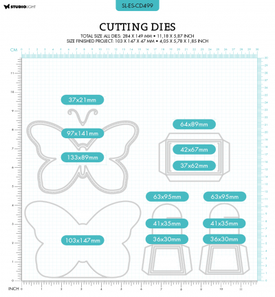 SL-ES-CD499 - StudioLight - Butterfly box Essentials nr.499 - Enveloppe, boîte - Detail 2