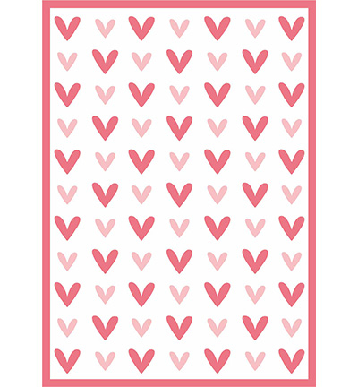 SL-ES-MASK175 - StudioLight - Heart pattern Essentials nr.175 - Amour - Detail 2