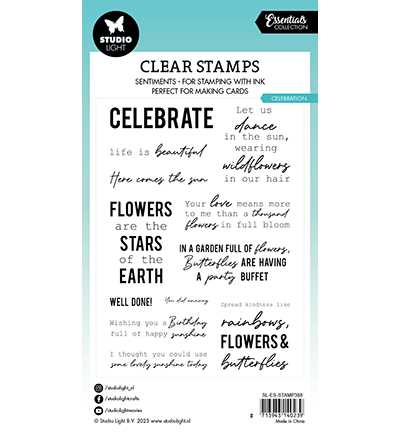 SL-ES-STAMP388 - StudioLight - Celebrate sentiments Essentials nr.388 - Tampons Essentials - Detail 1 SL-ES-STAMP388 - StudioLight - Celebrate sentiments Essentials nr.388 - Tampons Essentials - Detail 1