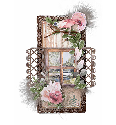 JMA-FOF-PS26 - Jenine's - Design paper Feelings of Freedom nr.26 - Paper Set - Detail 1