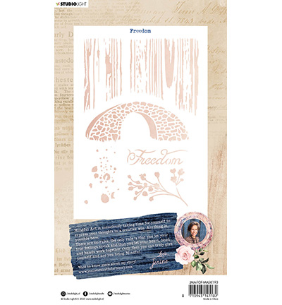 JMA-FOF-MASK193 - Jenine's - Freedom Feelings of Freedom nr.193 - Background - Detail 1